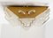 Art Deco Blown Glass & Brass Wall Sconce attributed to Doria, 1960s, Image 7