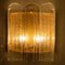 Art Deco Blown Glass & Brass Wall Sconce attributed to Doria, 1960s 13
