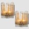 Art Deco Blown Glass & Brass Wall Sconce attributed to Doria, 1960s, Image 2