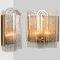 Art Deco Blown Glass & Brass Wall Sconce attributed to Doria, 1960s 6