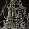 Vintage Golden Metal Chandelier 4