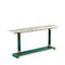 Vintage Marble and Wood Bench, Image 1