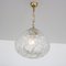 Pressed Glass Hanging Lamp, 1970s 4