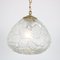 Pressed Glass Hanging Lamp, 1970s 2