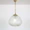 Pressed Glass Hanging Lamp, 1970s 1