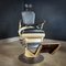 Fauteuil Dentaire Vintage en Chrome Blanc et Noir, 1950s 3