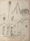 Charles Paul Renouard, La Catedral, Dibujo al lápiz sobre papel, de principios del siglo XX, Imagen 1