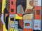 Claude Decamps, Le case, Olio su tela, anni '70, Immagine 1