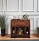 Mid-Century Art Deco Italian Walnut Burl Dry Bar Cabinet, 1940s 2