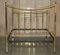 Victorian Brass Bed Frame with Original Porcelain Castors, 1840s 15