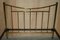 Victorian Brass Bed Frame with Original Porcelain Castors, 1840s 16