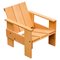 Child Wood Armchair Crate attribuita a Rietveld attribuita a Rietveld, 2005, Immagine 1