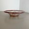 Baushaus Art Deco German Red Glass Bowl attributed to Karl Wiedmann for WMF Ikora, 1930s 3