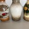 Vintage Fat Lava Pottery Vases attributed to Scheurich, Germany, 1970s, Set of 4, Image 11