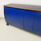Modern Italian Blue Black Wood Sideboard attributed to Umberto Asnago for Giorgetti, 1982 7