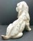 Escultura de perro de cerámica esmaltada y pintada a mano, Italia, años 50, Imagen 6