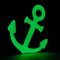 Luminous Anker Sign in Green from Berlights 5