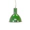 Lámpara de techo industrial Bauhaus en verde, años 60, Imagen 1