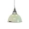 Large Industrial Green Ceiling Light, 1960s 1