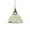 Large Industrial Green Ceiling Light, 1960s, Image 1