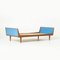 Mid-Century Daybed in Oak and Blue Formica, Former Czechoslovakia, 1960s 5