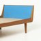 Mid-Century Daybed in Oak and Blue Formica, Former Czechoslovakia, 1960s 7