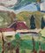 Henri Vincent Gillard, Les granges de Thônex, Oil on Canvas, Framed 6