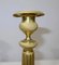 Early 20th Century Empire Brass Candleholders, Set of 2, Image 7