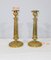 Early 20th Century Empire Brass Candleholders, Set of 2, Image 13