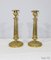 Early 20th Century Empire Brass Candleholders, Set of 2 5