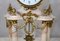 19th Century Louis XVI Style Marble and Bronze Chimney Clocks, Set of 3 11