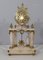 19th Century Louis XVI Style Marble and Bronze Chimney Clocks, Set of 3 25