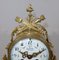 19th Century Louis XVI Style Marble and Bronze Chimney Clocks, Set of 3 6