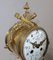 19th Century Louis XVI Style Marble and Bronze Chimney Clocks, Set of 3 7