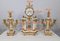 19th Century Louis XVI Style Marble and Bronze Chimney Clocks, Set of 3, Image 22