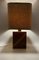 Lampe de Bureau Hollywood Regency Cubic en Bois et Laiton, Italie, 1970s 20