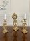 Victorian Ornate Gilded Clocks, 1850s, Set of 3 1