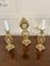 Victorian Ornate Gilded Clocks, 1850s, Set of 3 3