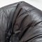 Dark Brown Leather Pouf, 1960s, Image 5