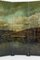 Paravento a quattro pannelli con paesaggio laccato di Bernard Cuenin, anni '70, Immagine 5
