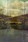 Biombo de cuatro paneles con paisaje lacado de Bernard Cuenin, años 70, Imagen 15