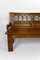 Rustic Carved Oak Farmhouse Bench, France, 20th Century, Image 6