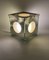 Cubic Mirrored Table Lamp, Italy, 1970s 5