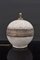 Lampada da tavolo rotonda in ceramica in stile Besnard, Francia, anni '30, Immagine 2
