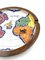 Posacenere o posacenere con mappa del mondo in ceramica policroma di Zaccagnini, Italia, anni '40, Immagine 21