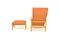 Lounge Chair with Footstool by Bengt Ruda for Nordiska Kompaniet, Sweden, 1950s, Set of 2, Image 2