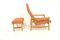 Lounge Chair with Footstool by Bengt Ruda for Nordiska Kompaniet, Sweden, 1950s, Set of 2 3