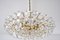 Large Austrian Chandelier in Brass and Crystal Glass from Bakalowits & Söhne, 1960s 2