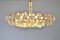 Large Austrian Chandelier in Brass and Crystal Glass from Bakalowits & Söhne, 1960s 6