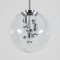 Lámpara colgante bola de vidrio de Ger Furth para Doria Leuchten, años 60, Imagen 1